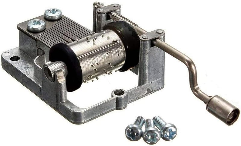 Tucocoo 3 Pack Music Box Movement Hand Crank Musical Mechanism Movement DIY Music Box Replacement Over The RainbowBeauty and The BeastAmazing GraceGifts for LoverMomDadDaughterSon - Image 5