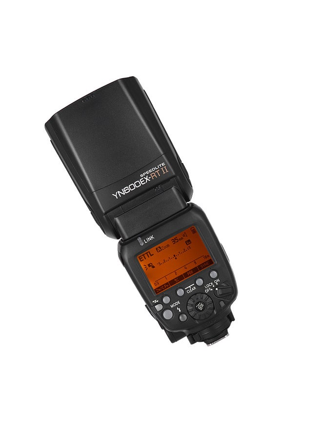 YN600EX-RT II Professional Creative TTL Master Flash Speedlite 2.4G Wireless 1/8000s HSS GN60 Support Auto/ Manual Zooming for Canon Camera as 600EX-RT YN6000 EX RT II