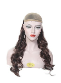 ريتزكارت وصلات شعر مجعدة ناعمة من ريتز كارت، بني غامق صناعي عالي الجودة، 470، 22 بوصة  - Image 1