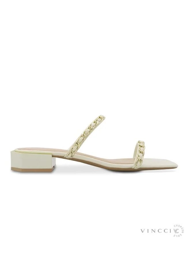 فينتشي صندل متعدد الأحزمة بكعب منخفض