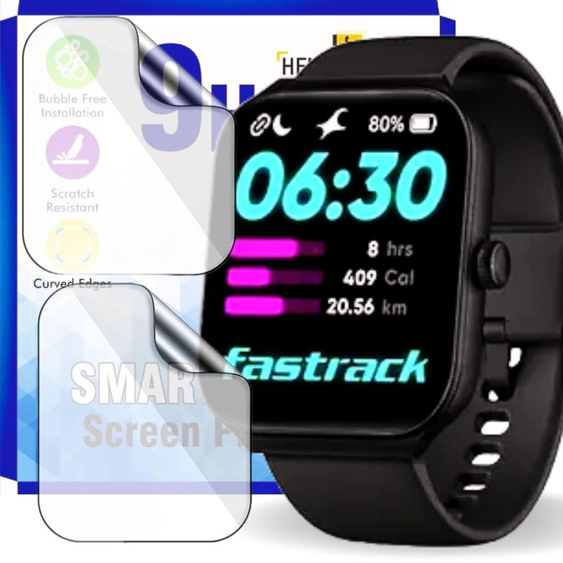 HELLOSCREEN 2-Pack| Screen Protector/Guard for Fastrack Limitless FS1 1.95” Smartwatch -Not A Tempered Glass - Image 1