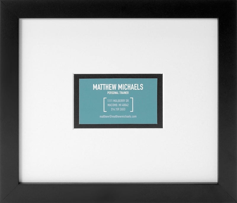 إطار عرض بطاقة العمل MASTERPIECE FRAMING IMAGING 1 بطاقة إطار أسود