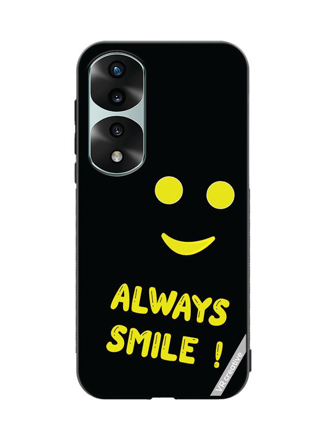 VR CREATIVE Protective Case Cover For Honor 70 Pro plus Always Smile Design Multicolour - Image 1