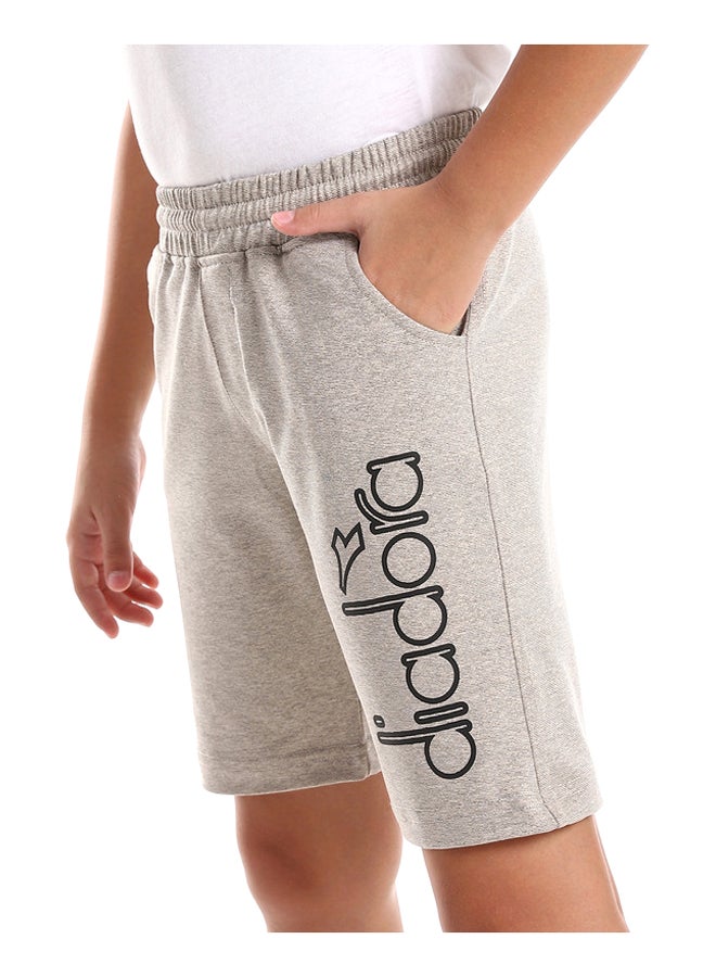 DIADORA Printed Cotton Short For Boys - Image 4