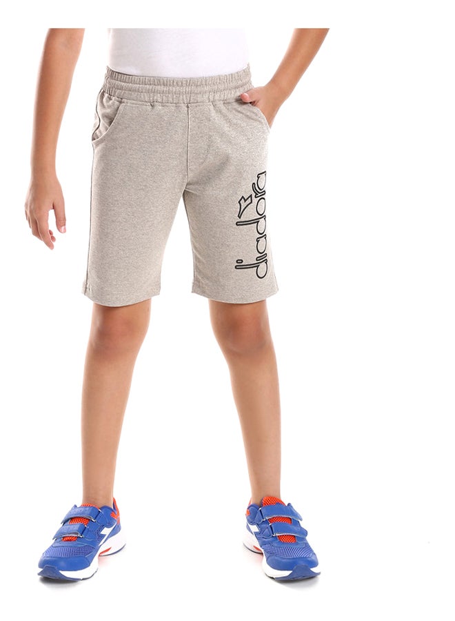 DIADORA Printed Cotton Short For Boys - Image 1