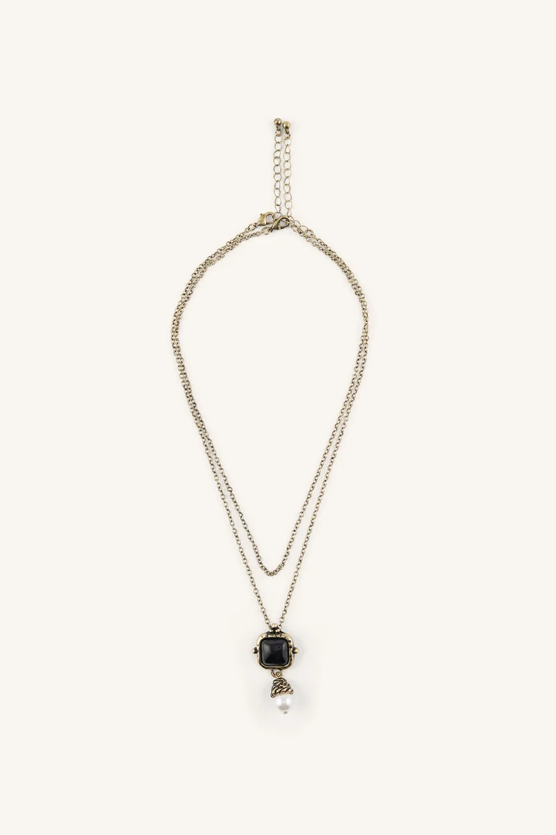 ديفاكتو Woman Double Chain Necklace
