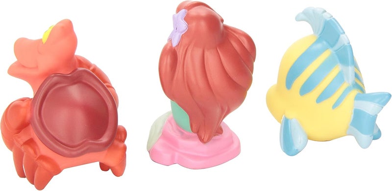 the FIRST years Disney The Little Mermaid Squirties Baby Bath Toys - Squishy Toddler Toys for Bath, Pool, and Everyday - 3 Count - Image 2