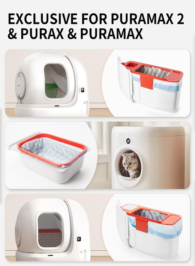 PETKIT PuraX PuraMax Replaced Waste Bags-5 Rolls, Portable Cat Litter Waste Receptacles Bags for Self-Cleaning Cat Litter Box - Image 2