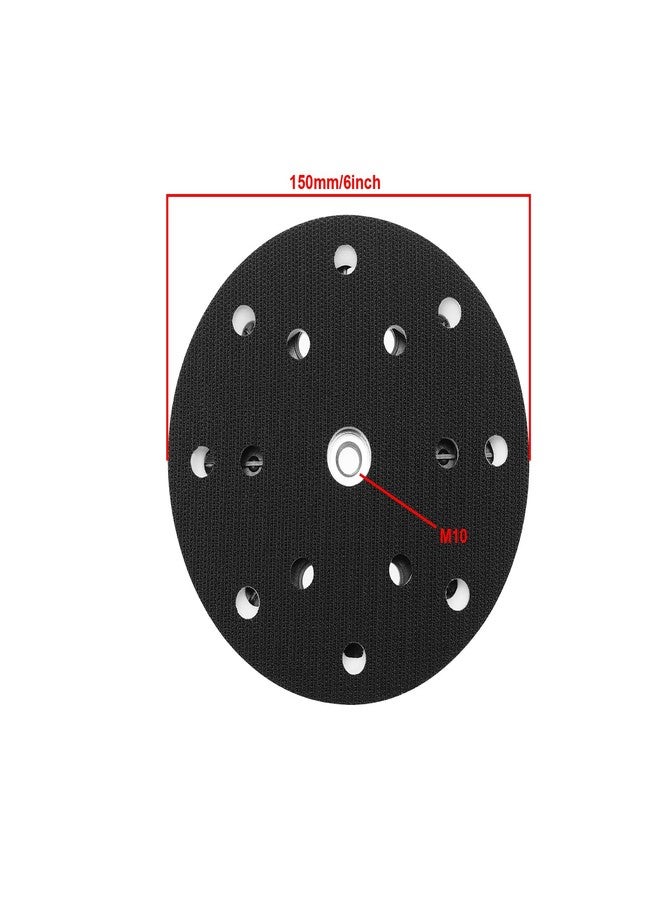 ECSiNG Hook & Loop Backing Pad 6 Inch 150mm 15 Holes Compatible with Makita BO6050 BO6050J Random Orbital Sanders Polishing Disc Protective Pad Abrasive Tools - Image 4
