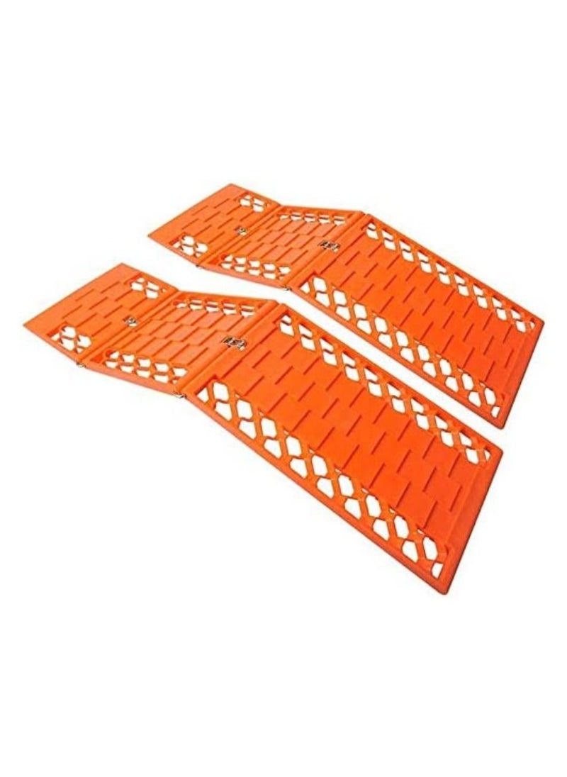 Rubik - Anti-Skid Desert Sand Recovery Tracks Self Help Traction Aid Mat Tow Tracks Tyre Pulling Grip Foldable Car SUV 4X4 Escape Recovery Mat - Image 1