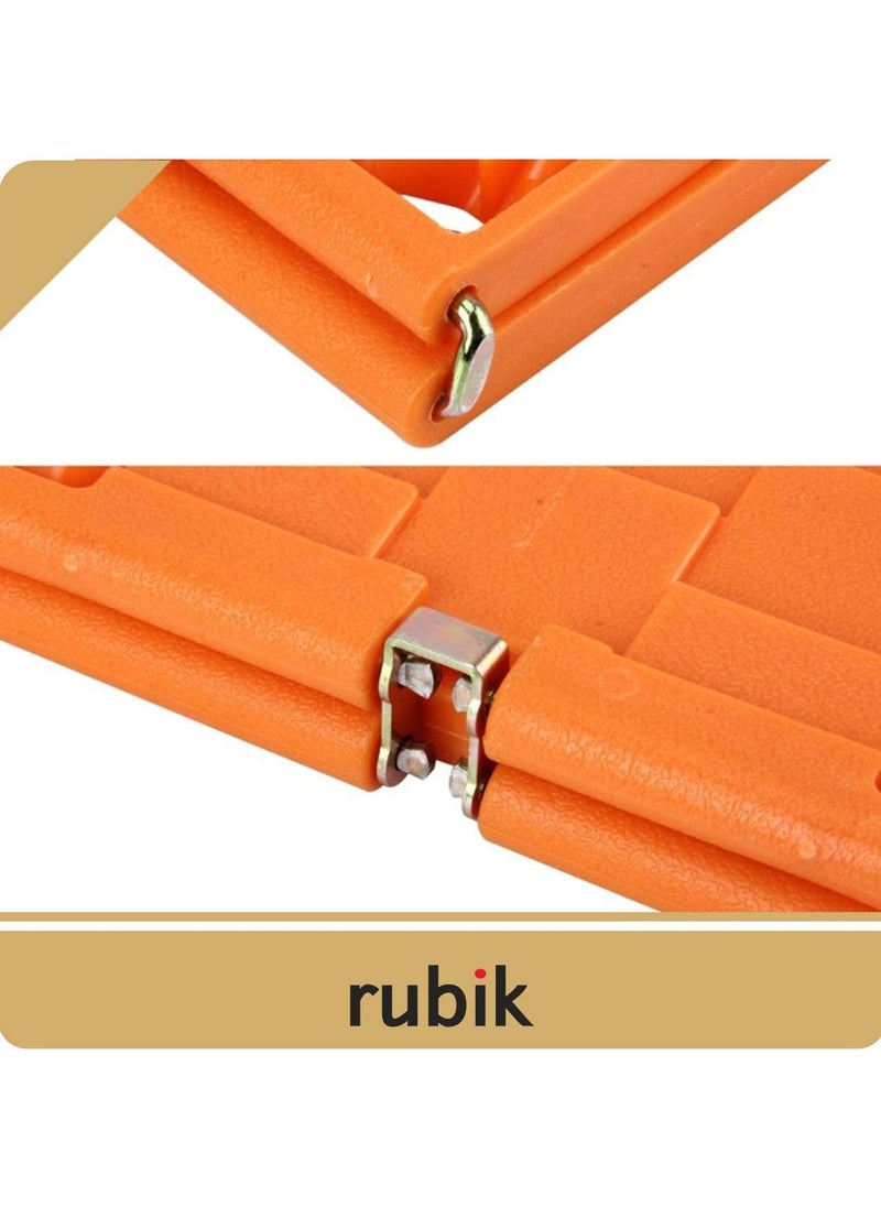 Rubik - Anti-Skid Desert Sand Recovery Tracks Self Help Traction Aid Mat Tow Tracks Tyre Pulling Grip Foldable Car SUV 4X4 Escape Recovery Mat - Image 1