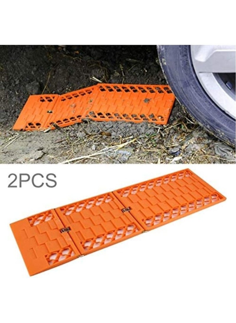 Rubik - Anti-Skid Desert Sand Recovery Tracks Self Help Traction Aid Mat Tow Tracks Tyre Pulling Grip Foldable Car SUV 4X4 Escape Recovery Mat - Image 1