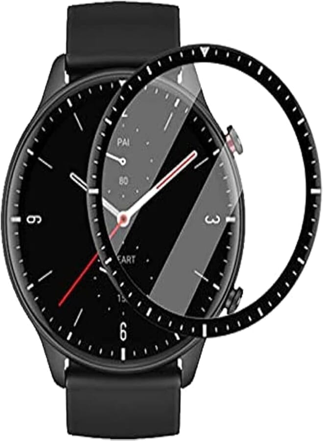 Next Store Black Flexible Anti-Scratch Screen Protector Compatible with Amazfit GTR 2 [Anti-Scratch] [Bubble Free] [Ultra Shatterproof] [Highly Sensitive] (Not Glass)