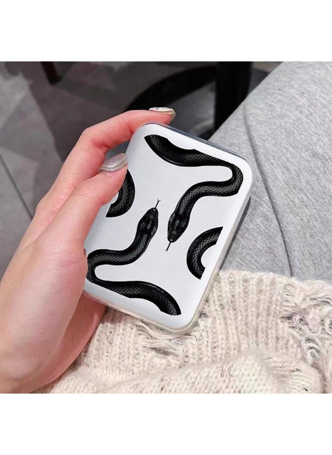 Generic - Suitable For Apple MagSafe External Battery Protective Case Anti-fall Charging Treasure Protective Case-Specifications:White - Image 1