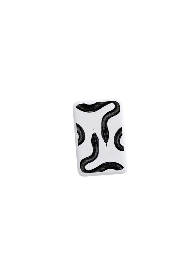 Generic - Suitable For Apple MagSafe External Battery Protective Case Anti-fall Charging Treasure Protective Case-Specifications:White - Image 1