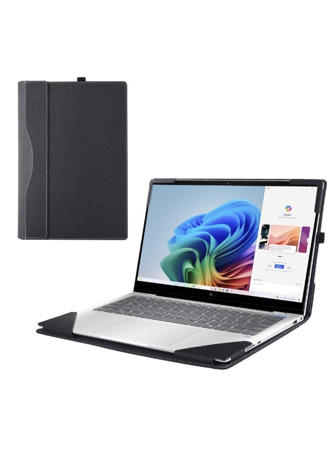 Laptop Cover Case for HP OmniBook X Laptop 14 2024 14 【not Compatible with Any Other Model】 2-in-1 PU Leather Detachable Notebook Sleeve Computer Bag Protective - Image 1
