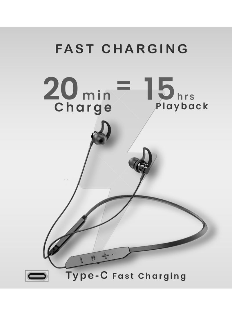 Bolt Bluetooth Earphones Black - Image 3