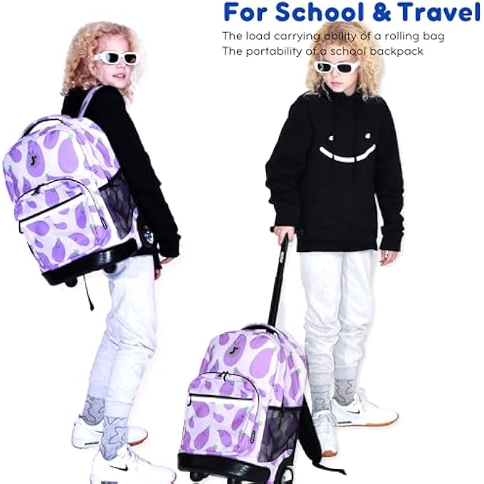 rayihni unisexadult Sunrise Rolling Backpack - Image 5