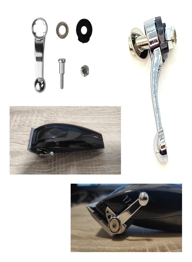 TorSor Hair Clipper Adjusting Lever Replacement Heavy Duty Aluminum Alloy Hair Clippers Adjustable Taper Lever Parts for BaBylissPRO WAHL Magic Clip 5 Star Cordless Senior Clipper 100th Anniversary - Image 4