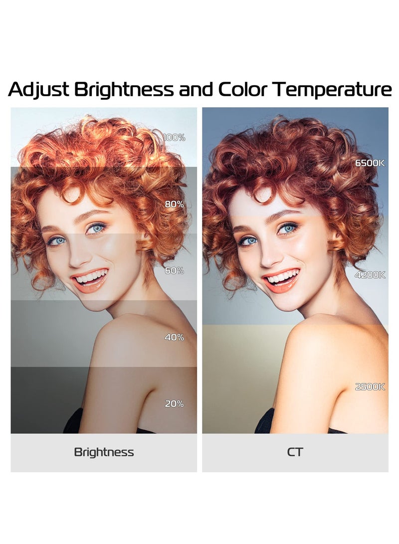 ULANZI VL66 Bi-Color Adjustable Rechargeable 2500-6500K - Mini Video Portable Light on Cam, 2000mAh CRI95+ Dimmable, Ultra Bright Photo & Video Lighting, LED Fill Lamp for DSLR Camcorder Action Camera - Image 2