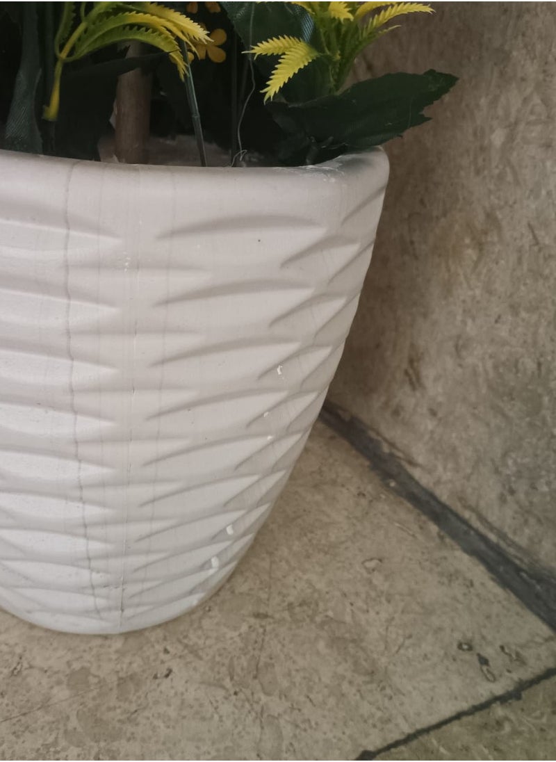 Generic An elegant artificial cherry tree with a high quality acrylic white pot  - Image 2