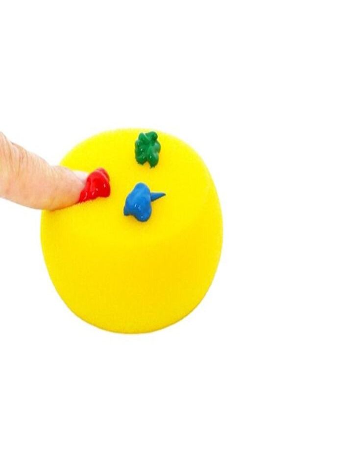 Smart 4 PCS Soft Round Sponge Children Graffiti Painting Sponge Brush Painting Graffiti Tools Art Supplies - Image 3