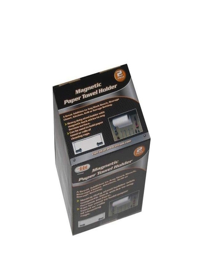 ATB Magnetic Paper Towel Holder Mount Kitchen Workshop Houseware Refrigerator - Image 2