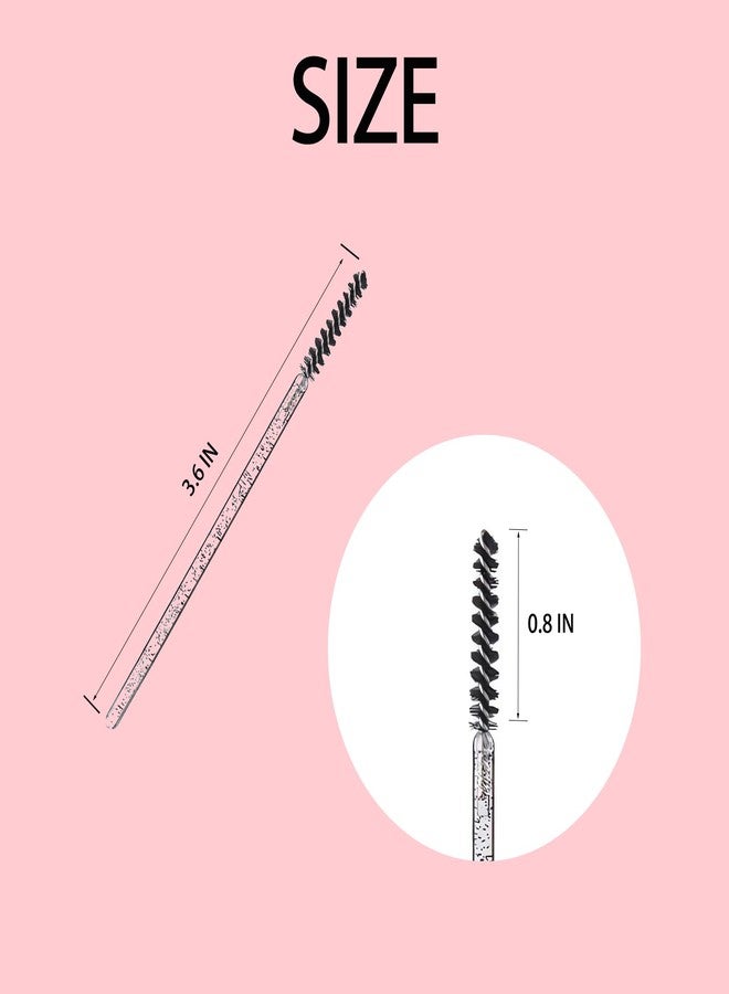 Corconess 100Pcs Mini Spoolies For Eyelash Extensions,Disposable Lash Spoolies Micro Eyebrow Brush Eyelash Spoolies Mascara Wands Lash Tech Supplies - Image 4