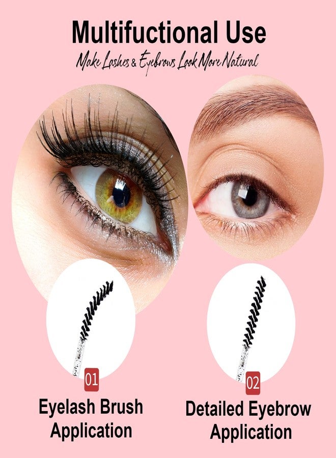 Corconess 100Pcs Mini Spoolies For Eyelash Extensions,Disposable Lash Spoolies Micro Eyebrow Brush Eyelash Spoolies Mascara Wands Lash Tech Supplies - Image 3