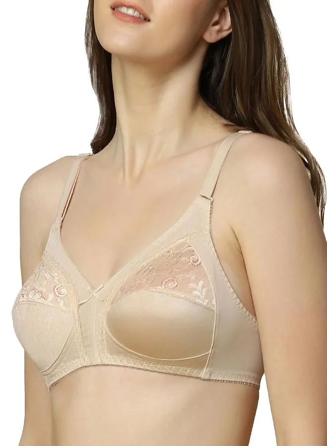 Triumph Triumph International Women's Non Padded | Wireless | Claudette 40C Skin | Full-Coverage Bra | Pack of 1