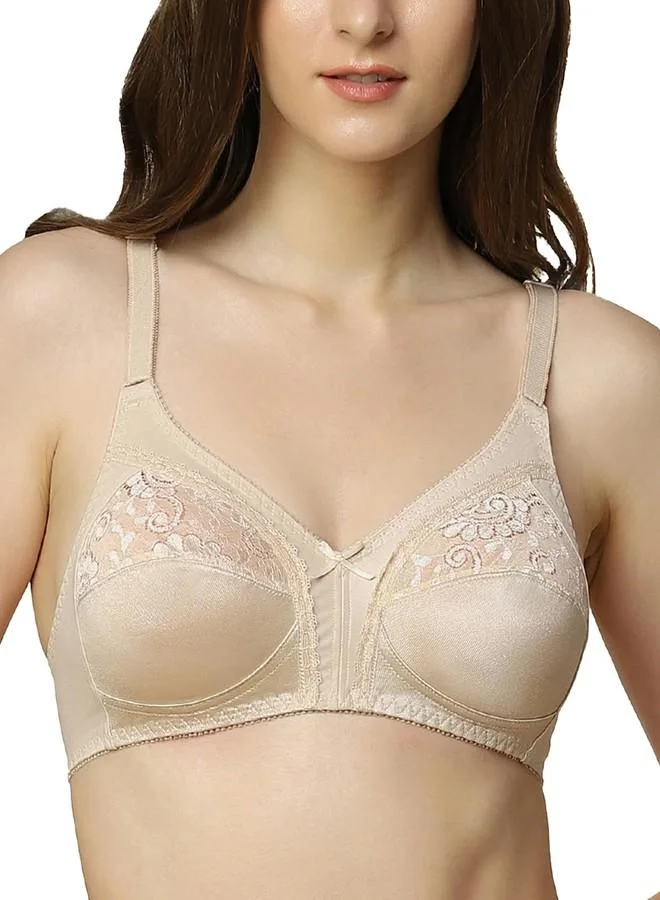 Triumph Triumph International Women's Non Padded | Wireless | Claudette 40C Skin | Full-Coverage Bra | Pack of 1