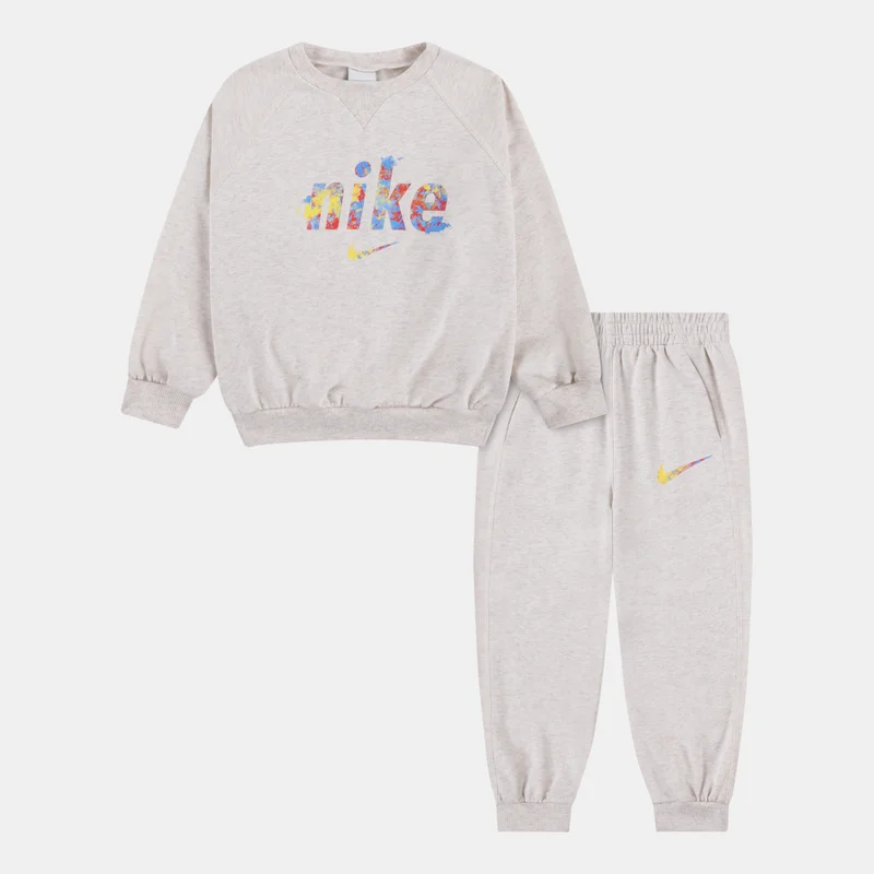 نايكي Kids' E1D1 Sweatshirt and Sweatpants Set