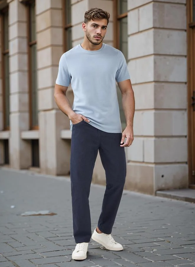 Iconic Iconic Popcorn Textured T-shirt