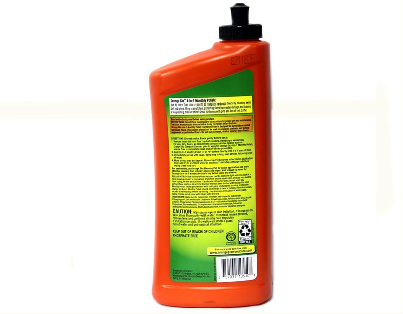 ORANGE GLO Hardwood Floor 4-in-1 Monthly Polish, 24 fl. oz. (3 Pack) - Image 2