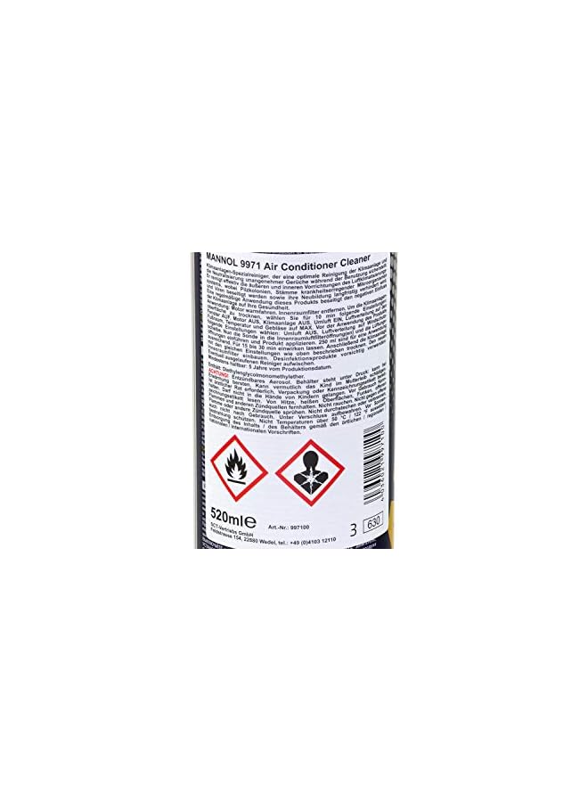 MANNOL Mannol Germany 9971 - Air Conditioner A/C cleaner Foam - 520 ml - Image 4