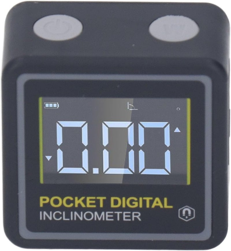 Pocket Digital Inclinometer, Magnetic Angle Finder Protractor with Data Lock and Backlight, for Woodworking and Home Measurement - Image 2