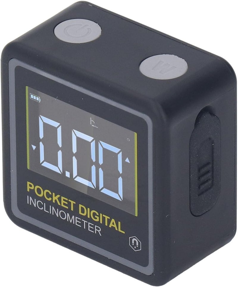 Pocket Digital Inclinometer, Magnetic Angle Finder Protractor with Data Lock and Backlight, for Woodworking and Home Measurement - Image 1