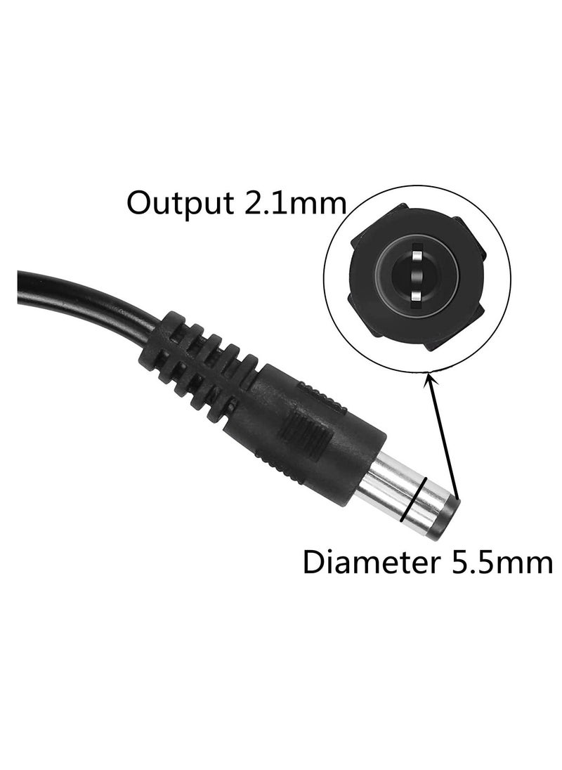 Generic - DC 5V to 12V USB Power Cable, with DC 5.5 x 2.1 Plug Powers the Router via a Power Bank During a Power Outage (1 Meter) - Image 1