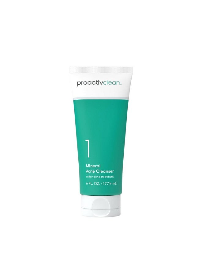 Proactiv Clean Mineral Acne Cleanser Sulfur Acne Treatment Face Wash For Sensitive Skin Gentle Daily Acne Cream Facial Cleanser With Soothing Chamomile 6Oz  - Image 1