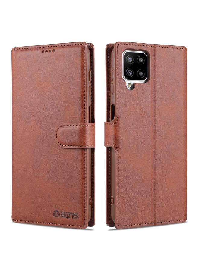 Case For Samsung Galaxy M62 / F62 Calf Texture Horizontal Flip Leather Case with Holder & Card Slots & Wallet & Photo Frame