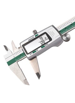 Generic Electronic Digital Display Caliper Vernier Ruler Silver/Green 236mm  - Image 1