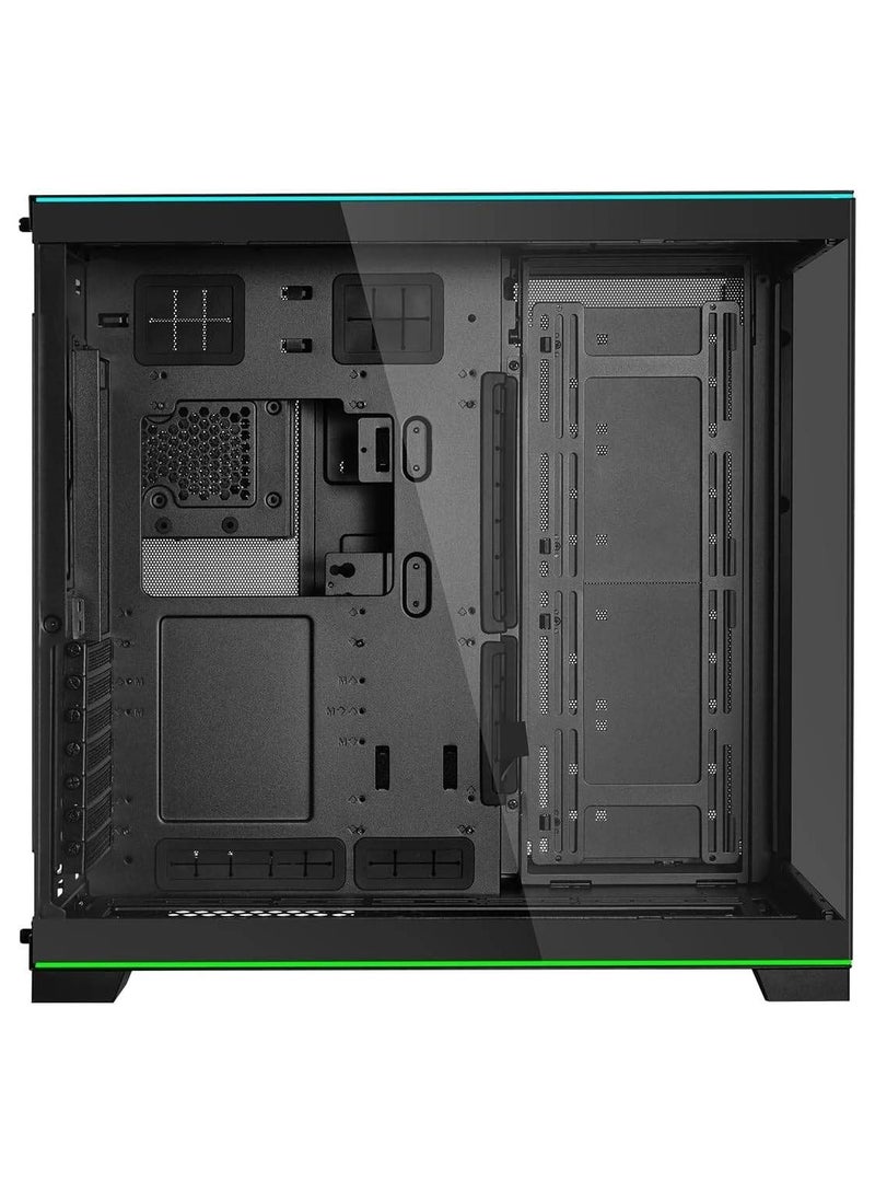 LIAN LI O11D EVO RGB E-ATX Gaming Dual Chamber Case, ARGB Lighting Strips,Up to 420mm Radiator & 10* Fans Support, Cable Management, Front and Side Tempered Gass Panels, Black | G99.O11DERGBX.00  - Image 5