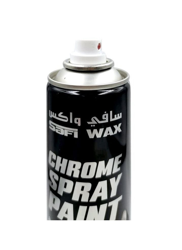 سافي واكس طلاء بخاخ كروم SAFI WAX ، 330 مل رذاذ طلاء كروم عالي الجودة  - Image 2
