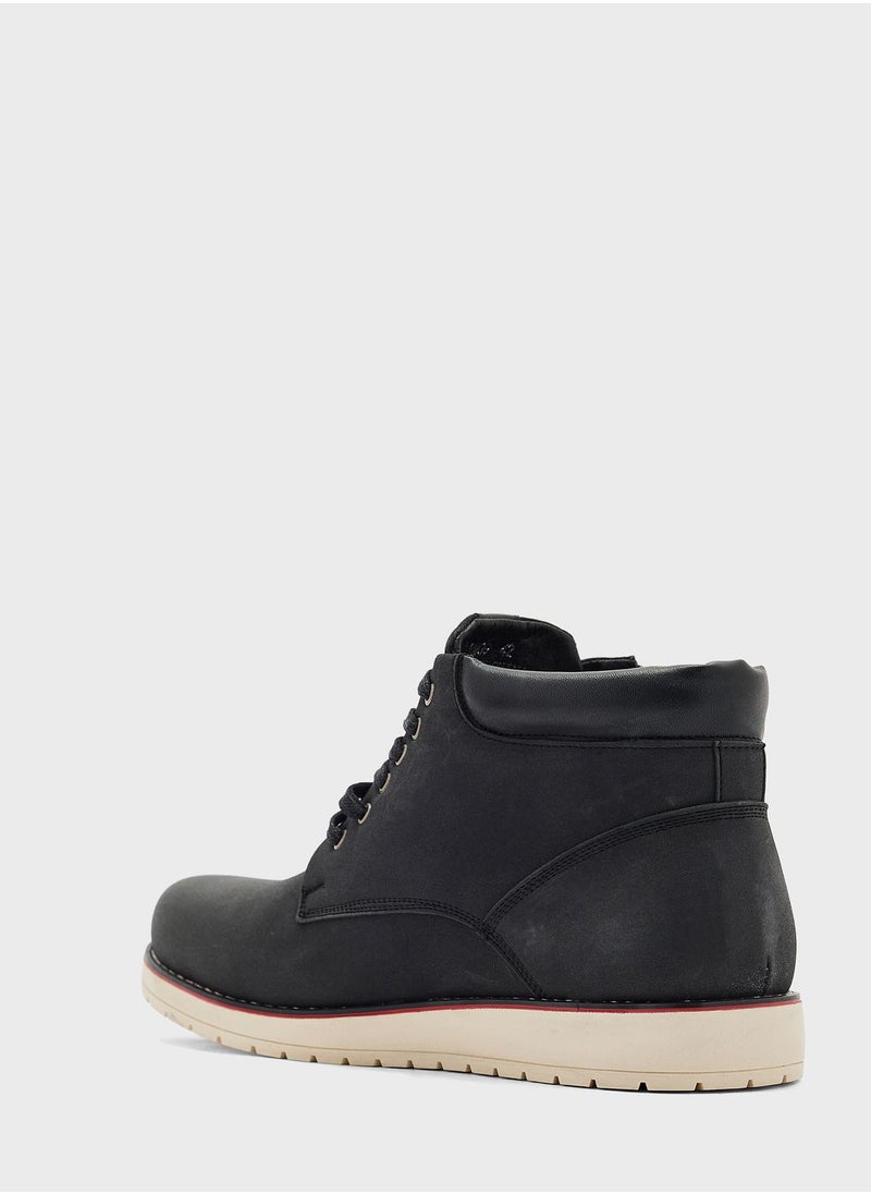 Robert Wood - Casual Lace Up Boots - Image 1