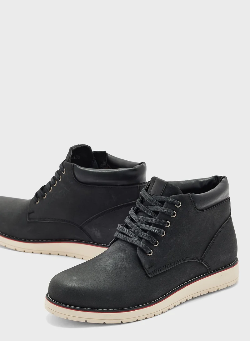 Robert Wood Casual Lace Up Boots
