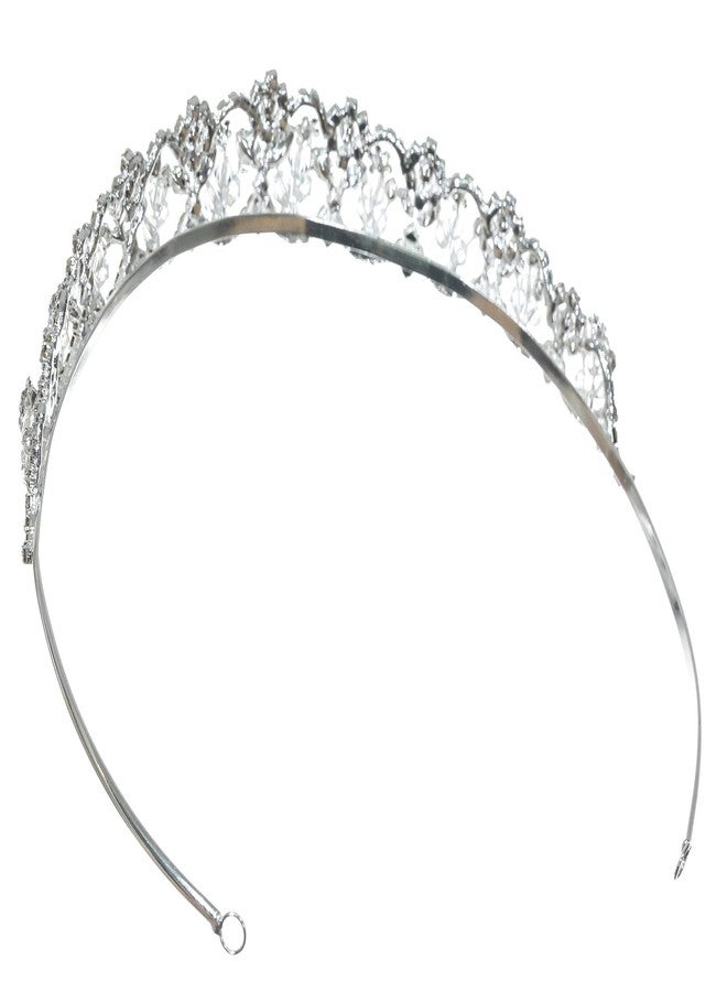 سامكي تاج زفاف سامكي مرصع بأحجار الراين، قطعة رأس كريستالية، إكسسوارات شعر العروس - Image 3