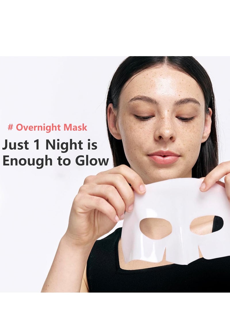بيودانس - Bio-Collagen Real Deep Mask، قناع مرطب بين عشية وضحاها، تقليل المسام، تحسين المرونة، 34 جرام x4pcs. - Image 1