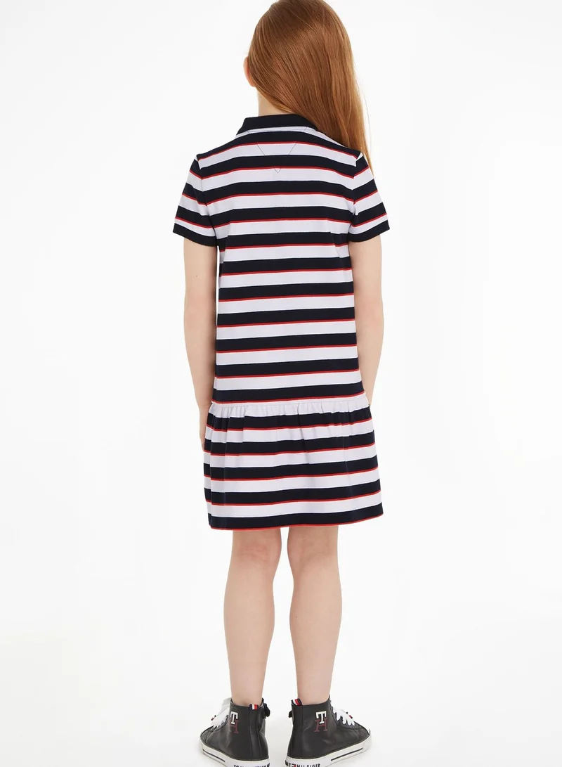 TOMMY HILFIGER Striped Polo Dress