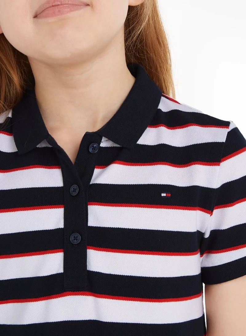 TOMMY HILFIGER Striped Polo Dress