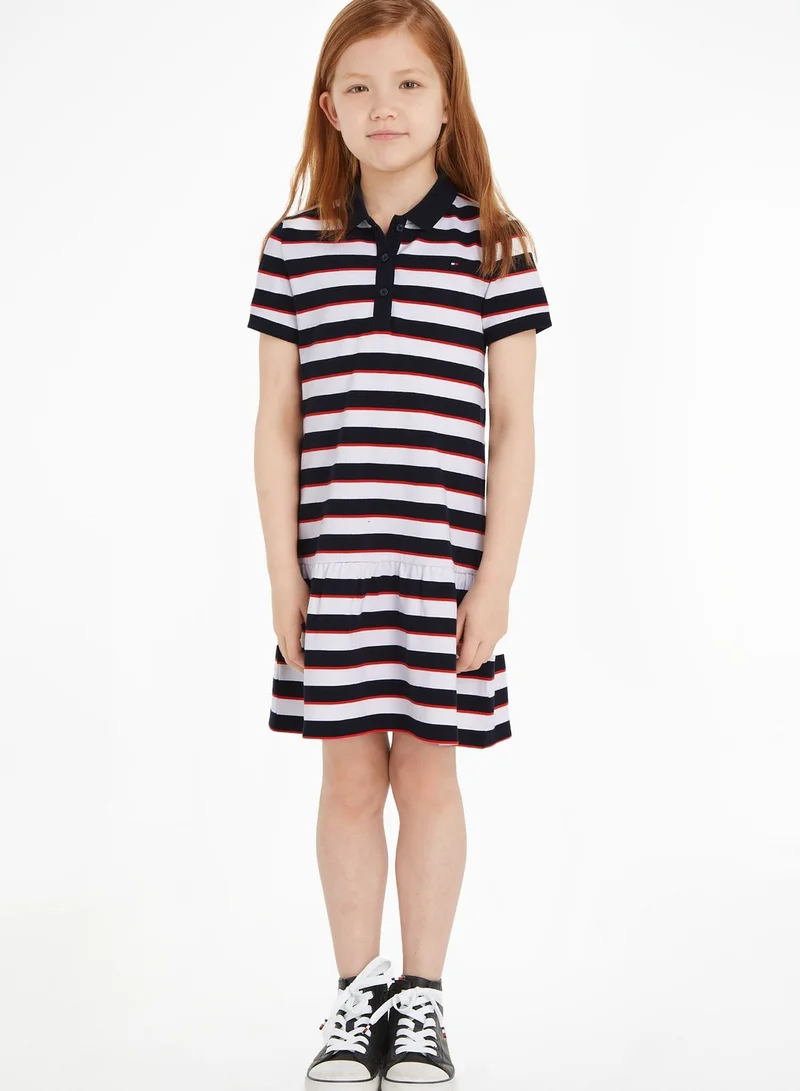 TOMMY HILFIGER Striped Polo Dress